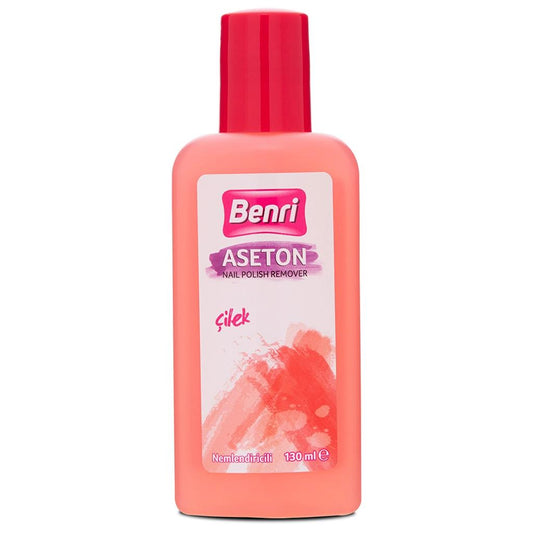 Benri Strawberry Acetone Nail Polish Remover 130 ml