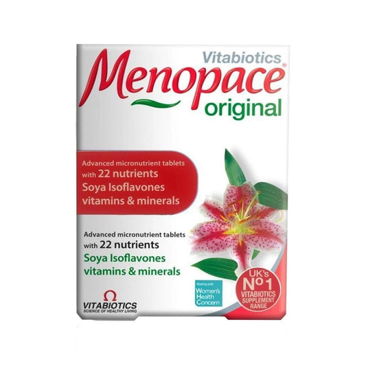 Vitabiotics Menopace Original Multivitamin for Menopause - Women's Health Supplement, 30 Tablets