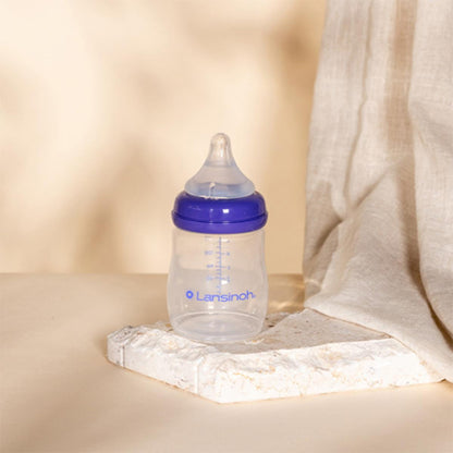 Tétine pour biberon Lansinoh NaturalWave – Anti-colique, sans BPA, facilite la transition de l'allaitement au biberon pour les nouveau-nés et les nourrissons