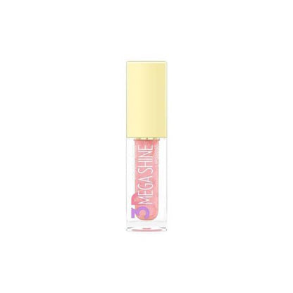 Brillo labial Golden Rose 3D Mega Shine n.º 121 Sparkle: brillo labial ultrabrillante y ligero para unos labios más voluminosos