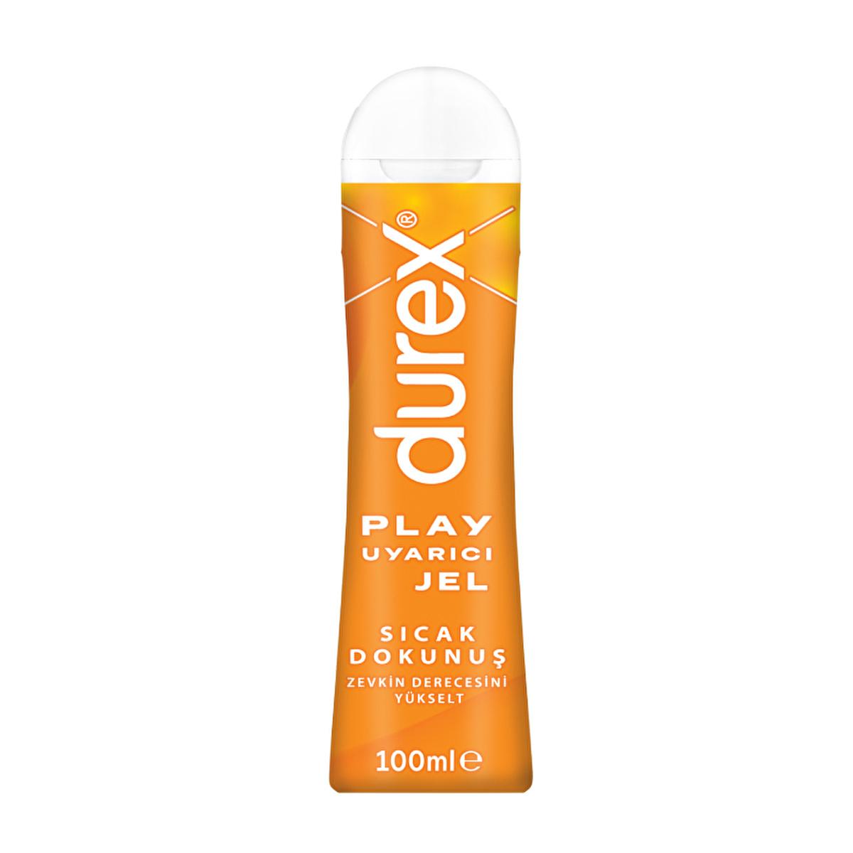 Durex Play Warming Lubricant: Hot Touch Stimulating Gel 100ml, Enhance Intimacy, Condom & Toy Compatible, Heightened Pleasure Sensation
