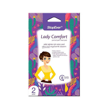 Almohadilla térmica StopEver Lady Comfort para el alivio del dolor menstrual | 8 horas de uso