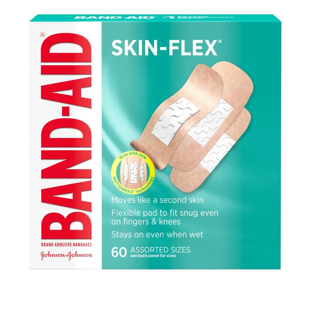 Band-Aid Brand SKkin-Flex Flexible Adhesive Bandages Health Care Pasteur Pharmacy