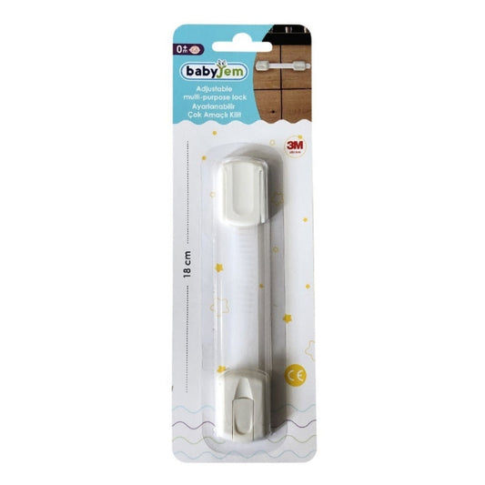 Verrou de sécurité polyvalent réglable Babyjem, 1 pièce