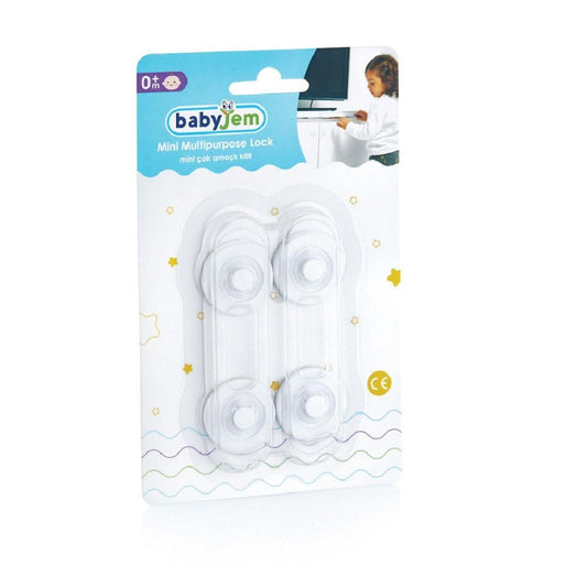 Verrous de sécurité multi-usages pour placards Babyjem, lot de 2
