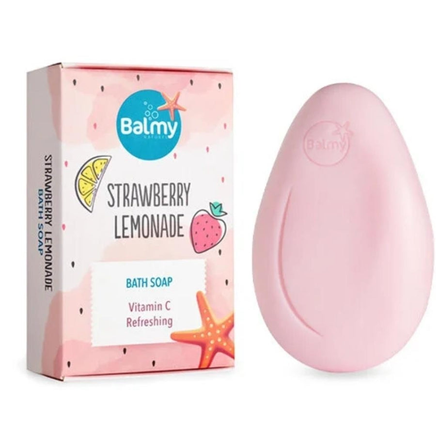 Balmy Strawberry Lemonade Scented Bar Soap 110g