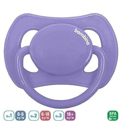 Sucette orthodontique Bambino Butterfly, taille 1, 0-6 mois