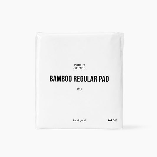 Toallitas higiénicas regulares de bambú orgánico