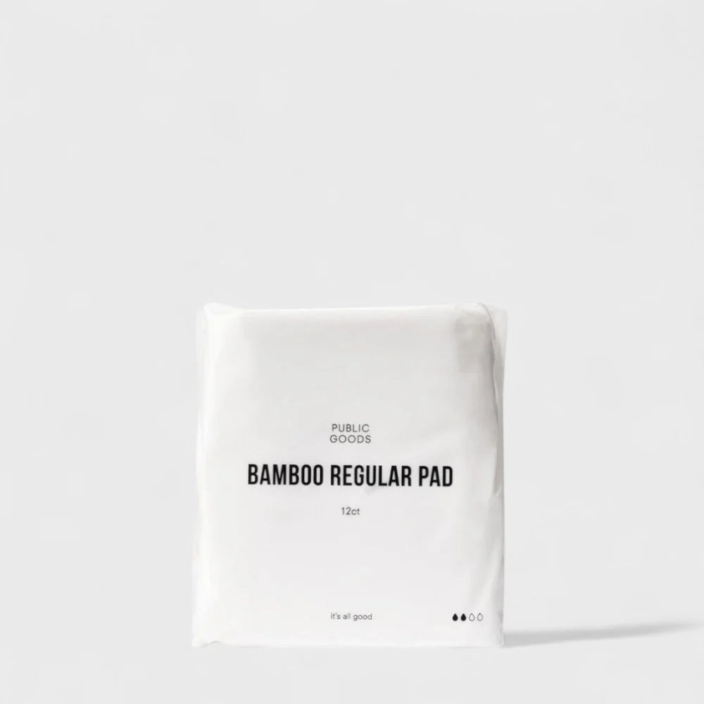 Bamboo Regular Maxi Pads Personal Care Public Goods 12ct (1 pack)