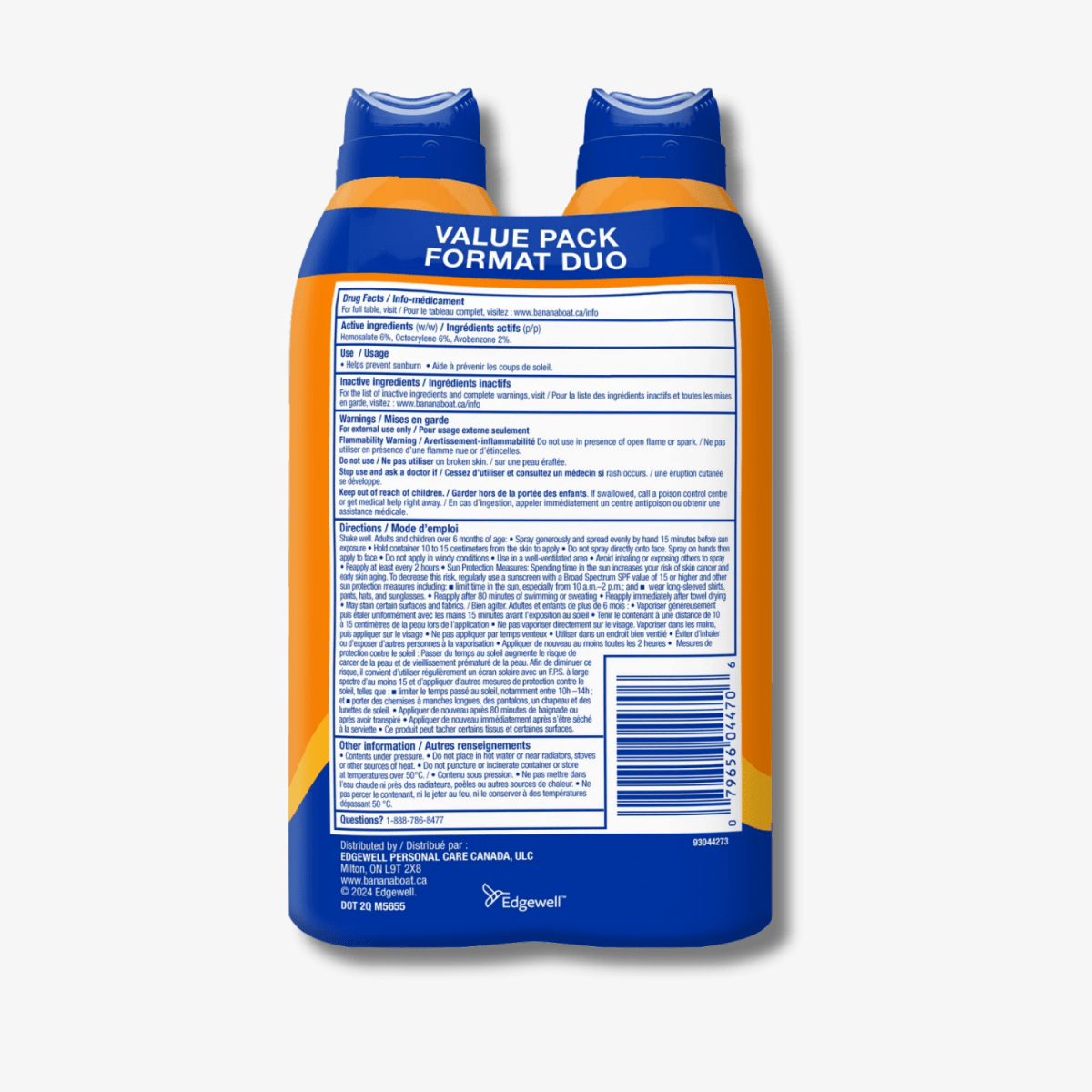 Banana Boat Sport Ultra SPF 30 Pack of 2