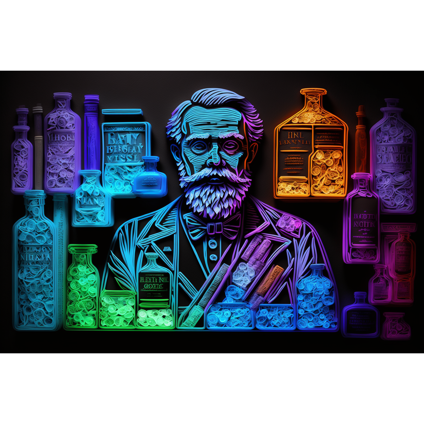 Wholly Kaw PasteurVision Shaving Collection Shaving Set Pasteur Pharmacy Aftershave Balm 1.76 oz
