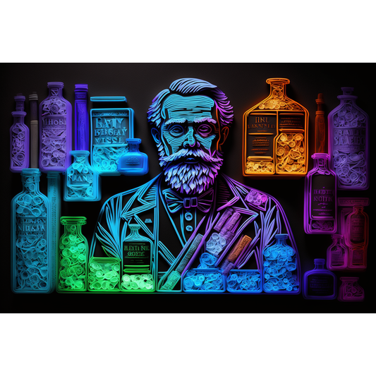 Wholly Kaw PasteurVision Shaving Collection Shaving Set Pasteur Pharmacy Aftershave Balm 1.76 oz