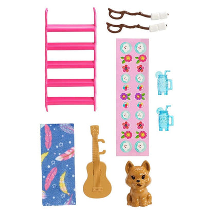 Coffret de jeu Camping-car de Chelsea Barbie avec accessoires