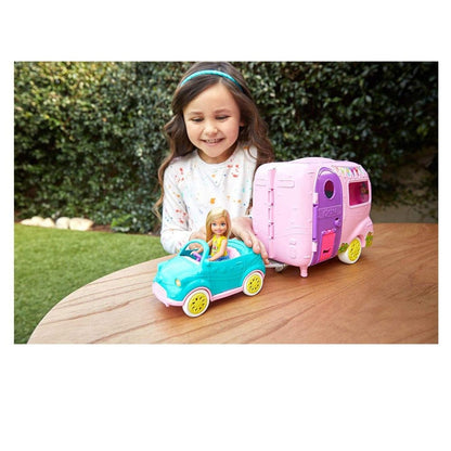 Coffret de jeu Camping-car de Chelsea Barbie avec accessoires