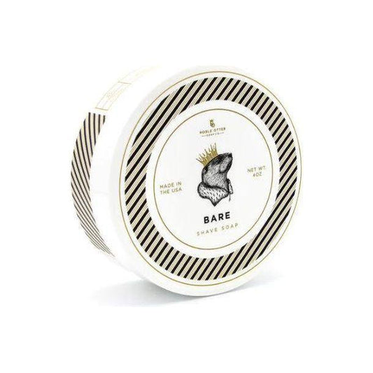Noble Otter Soap Co. Bare Shaving Collection Shaving Set Pasteur Pharmacy Shaving Soap 4 oz