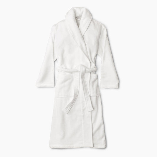 Organic Cotton White Bathrobe