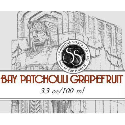 Shannons Soaps Bay Patchouli Grapefruit Soothing Post-Shave Splash 100ml Post-Shave Splash Pasteur Pharmacy