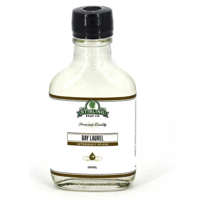Stirling Soap Co. Bay Laurel Shaving Collection Shaving Set Pasteur Pharmacy Aftershave Splash 3.3oz