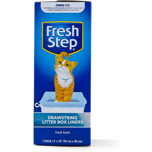 Fresh Step Drawstring Litter Box Liners, 7 Count Pet Supplies Pasteur Pharmacy