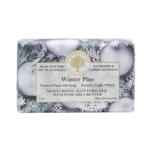 Wavetree & London Winter Pine French Triple Milled Soap 7oz Bar Soap Pasteur Pharmacy