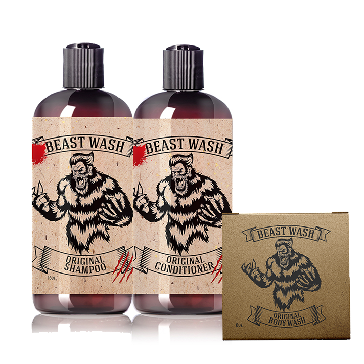 Johnny Slicks Beast Wash Shower Set Johnny Slicks Original-Bar