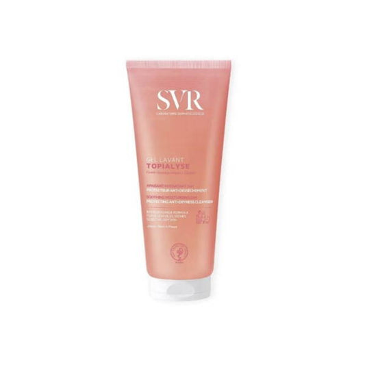 SVR Topialyse Gentle Cleansing Gel for Sensitive Skin - 200ml, Moisturizing, Suitable for Babies, Children, and Adults