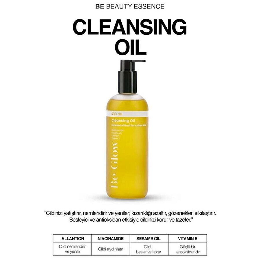 Be Beauty Essence BeGlow Aceite Limpiador Desmaquillante 400 ml