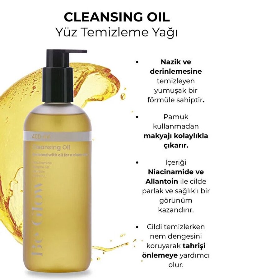Be Beauty Essence BeGlow Aceite Limpiador Desmaquillante 400 ml