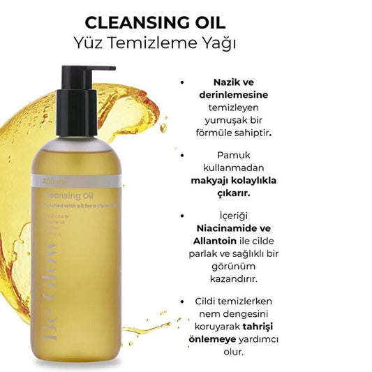 Be Beauty Essence BeGlow Cleansing Oil Makeup Remover 400 ml
