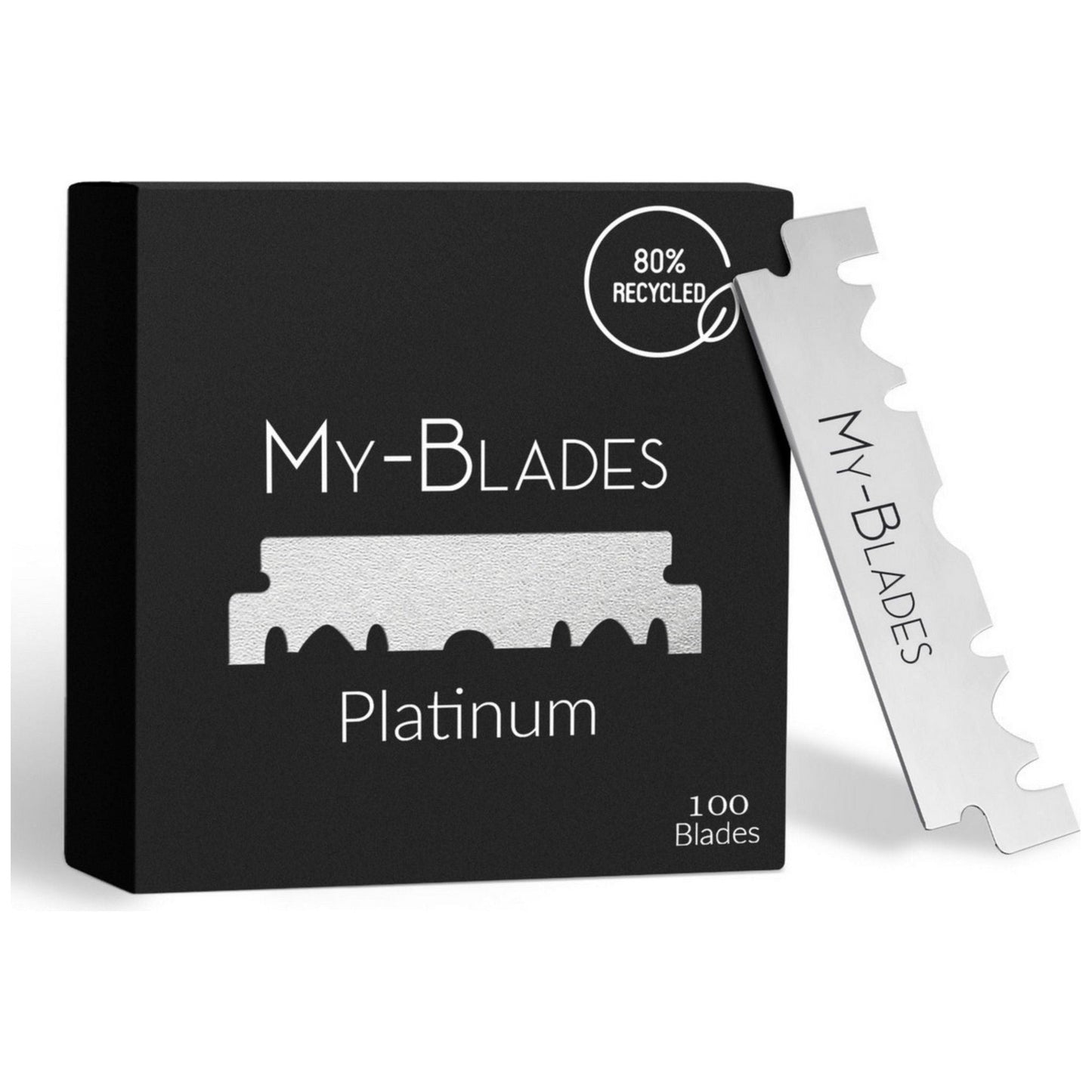 My-Blades Platinum Single Edge Razor Blades 100 ct Razor Blades Pasteur Pharmacy