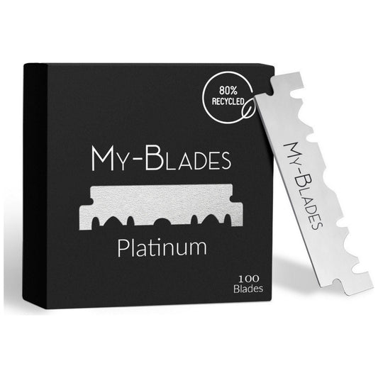 My-Blades Platinum Single Edge Razor Blades 100 ct Razor Blades Pasteur Pharmacy