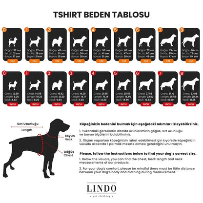 T-shirt pour chien Lindo Blue Flowers, vêtement léger pour animal de compagnie