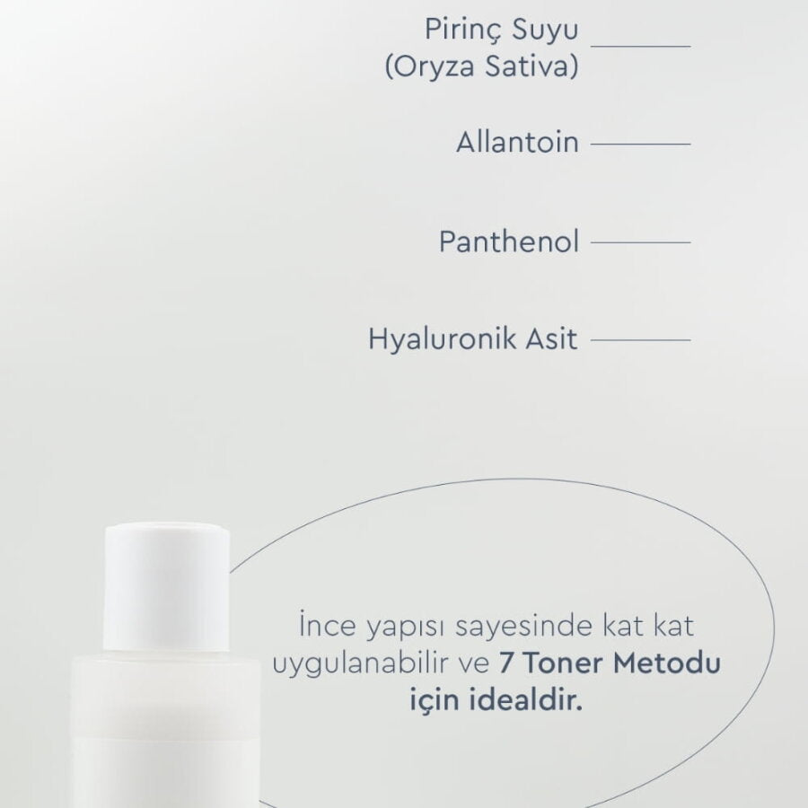 Tonique éclaircissant à l'extrait de riz Bibimcos pour une peau éclatante 30 ml