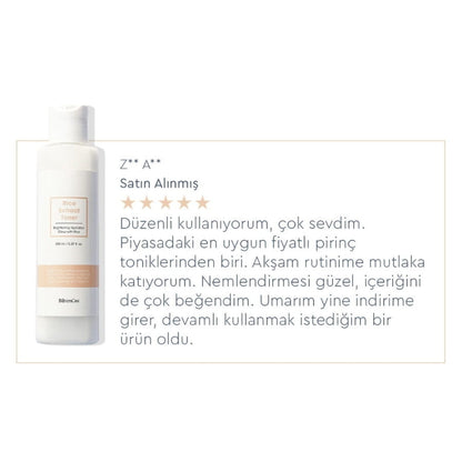 Tonique éclaircissant à l'extrait de riz Bibimcos pour une peau éclatante 30 ml