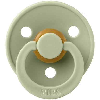 Sucette anatomique en caoutchouc Bibs Colour pour 0-6 mois sauge
