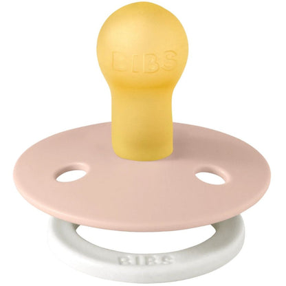 Chupete de caucho natural Bibs Colour para 0-6 meses, Blush Night, 1 unidad