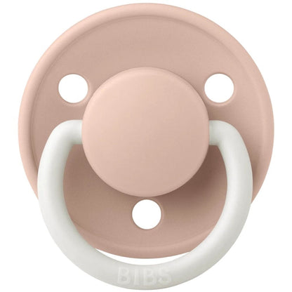 Chupete de caucho natural Bibs Colour para 0-6 meses, Blush Night, 1 unidad