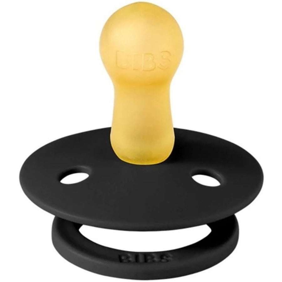 Bibs Colour Natural Rubber Pacifier for 18+ Months Black 1 pc