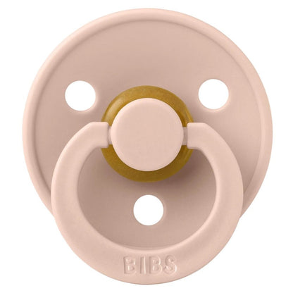 Sucette en caoutchouc naturel Bibs Colour pour 0-6 mois, Blush, 1 pièce
