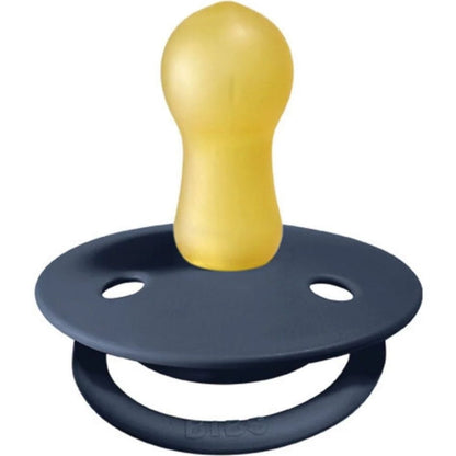 Sucette en caoutchouc Bibs Colour Bleu acier 6-18 mois 1 pièce