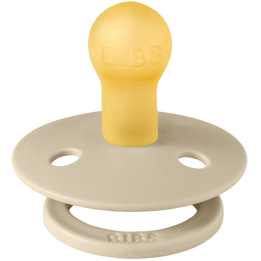 Bibs Colour Rubber Pacifier Vanilla for 6-18 Months 1 Count