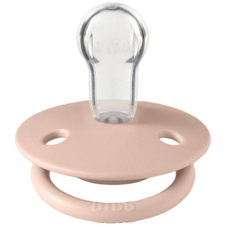 Bibs De Lux Silicone Pacifier for 0-36 Months in Blush
