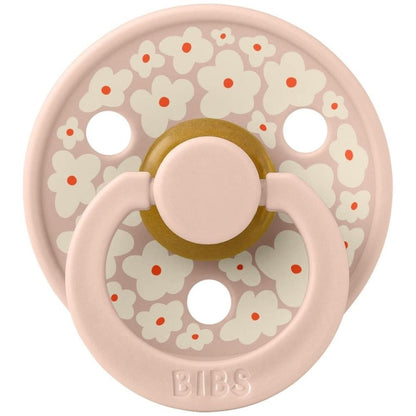 Sucette en caoutchouc Bibs Studio Colour Jasmine Field Blush 6+ mois