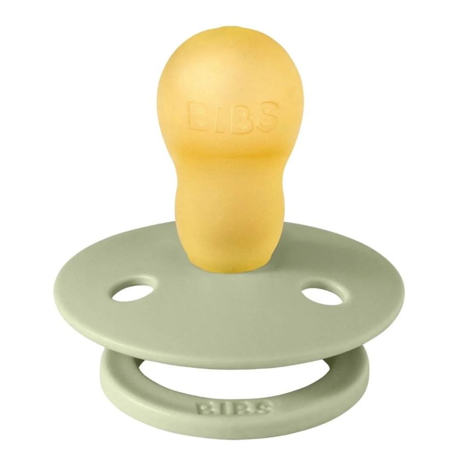 Bibs Studio Colour Ladybug Rubber Pacifier Sage Size 1 0-6 Months