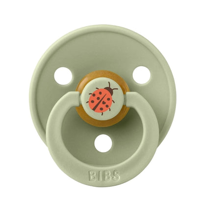 Sucette en caoutchouc Bibs Studio Colour Coccinelle Sauge Taille 3 18+ mois