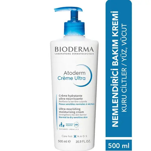 Bioderma Atoderm Cream Ultra Nourishing Moisturizer 500 ml