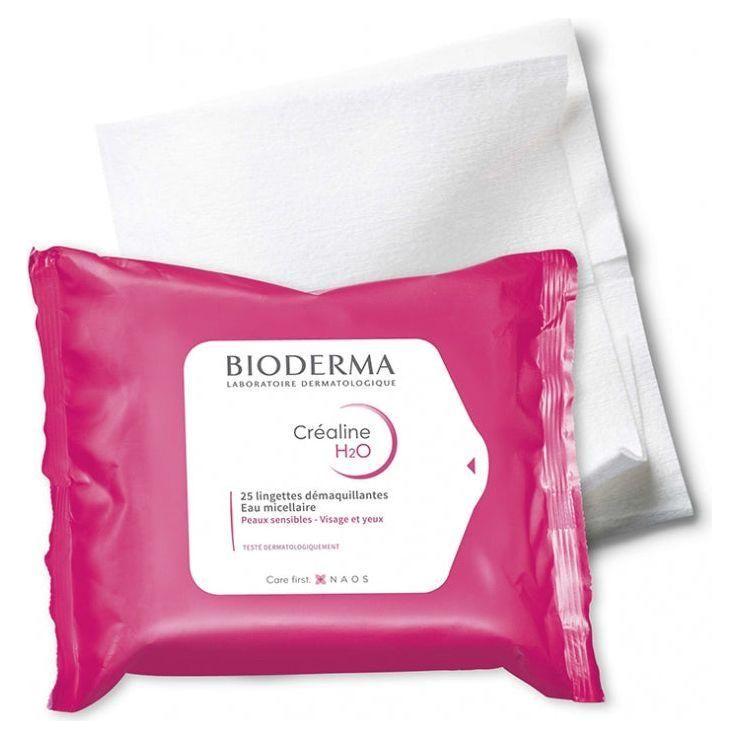 Bioderma Sensibio H2O - 25 Makeup Removing Wipes - Micellar Water Makeup Removing Wipes Pasteur Pharmacy