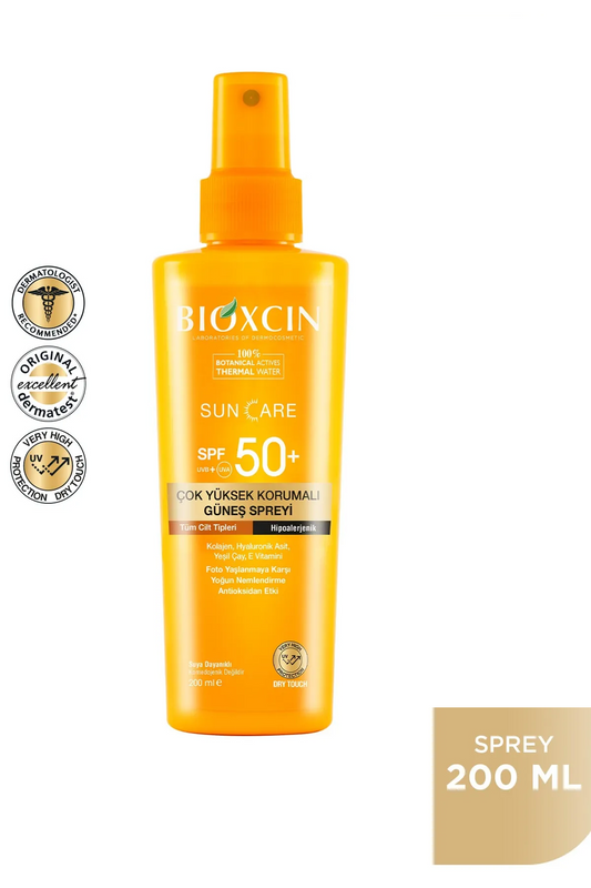 Bioxcin Sun Care Very High Protection All Skin Sun Spray Spf 50+ 200 Ml