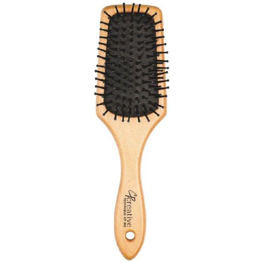 Eco-Friendly Wood Paddle Nylon Hair Brush Hair Brush Pasteur Pharmacy CP-WS Birchwood