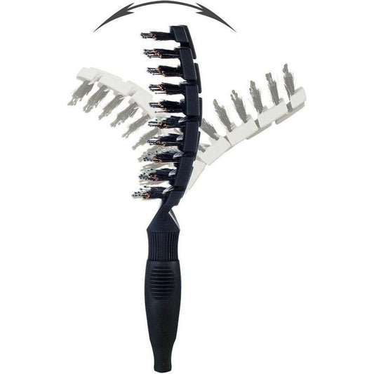 The Flex Brush | XL Mixed Bristle Hair Brush Pasteur Pharmacy Black